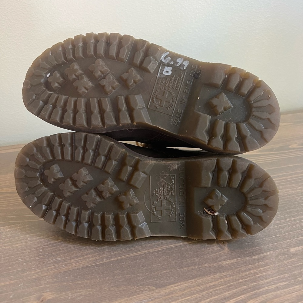 Dr. Martens Youth 3/Womens 5/Mens 4 Vintage 1460 Made in England Lace Up Boots - Picture 7 of 10